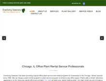 Tablet Screenshot of everlivinggreenery.com